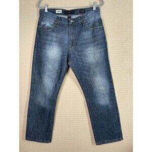 PD & C Blue Denim Pockets Slim Straight Jeans Men Size 34x30